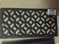 Rejilla de hierro fundido medida 24x12